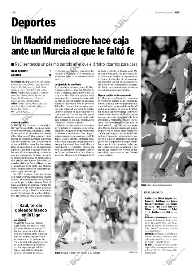 ABC MADRID 04-01-2004 página 88