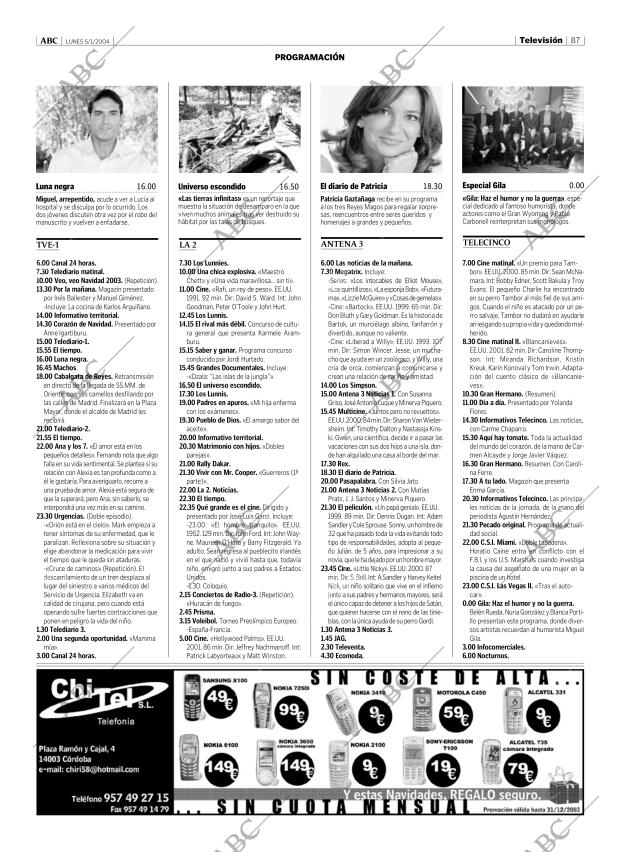 ABC CORDOBA 05-01-2004 página 87