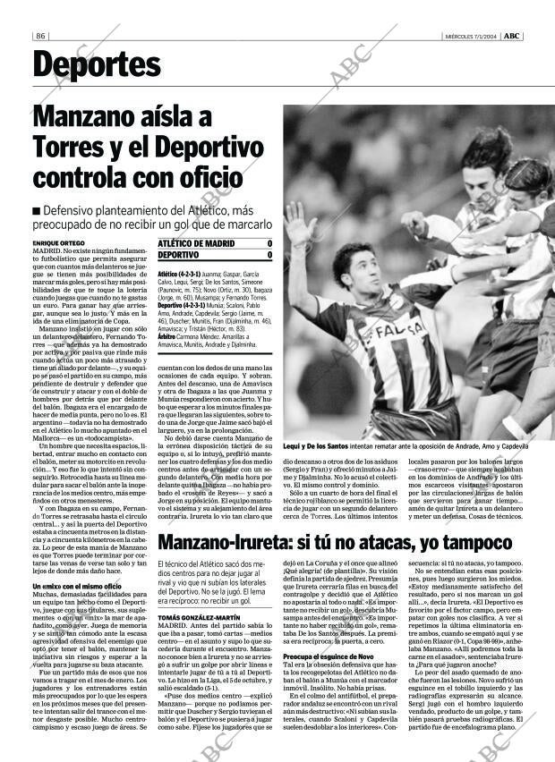 ABC MADRID 07-01-2004 página 86