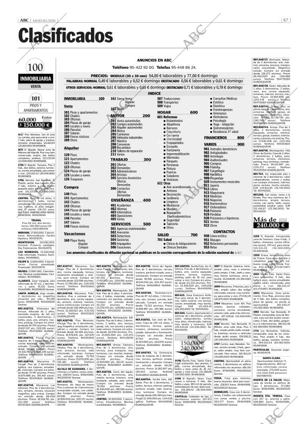 ABC SEVILLA 08-01-2004 página 67