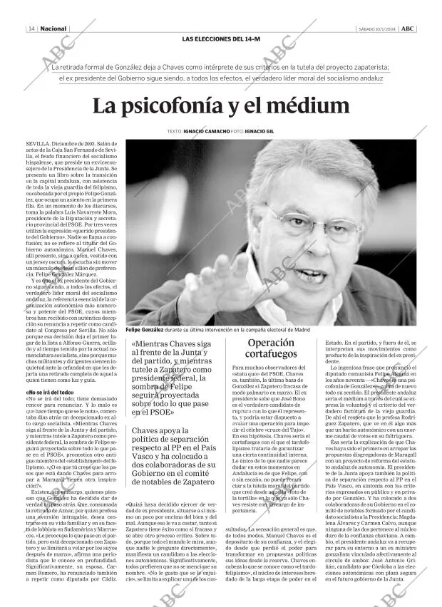 ABC MADRID 10-01-2004 página 14
