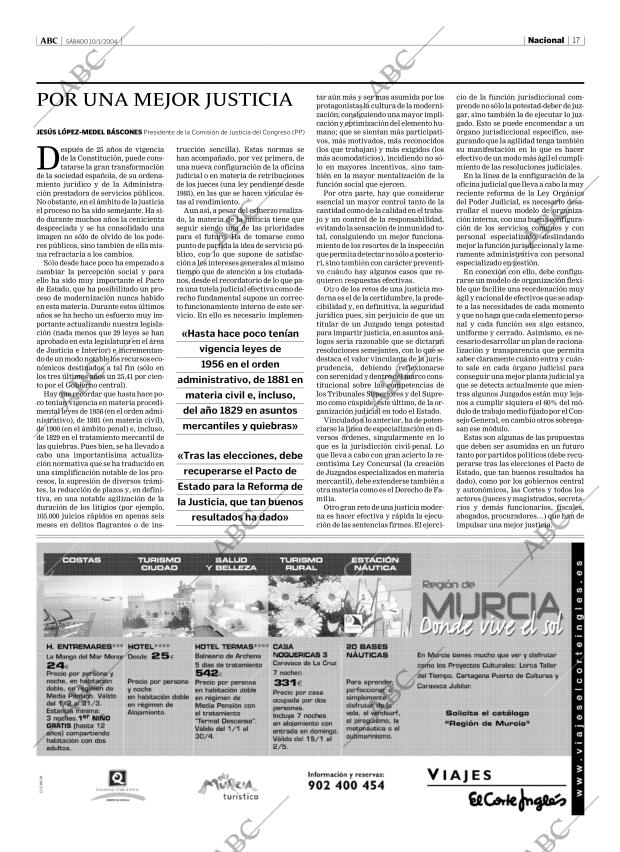 ABC MADRID 10-01-2004 página 17