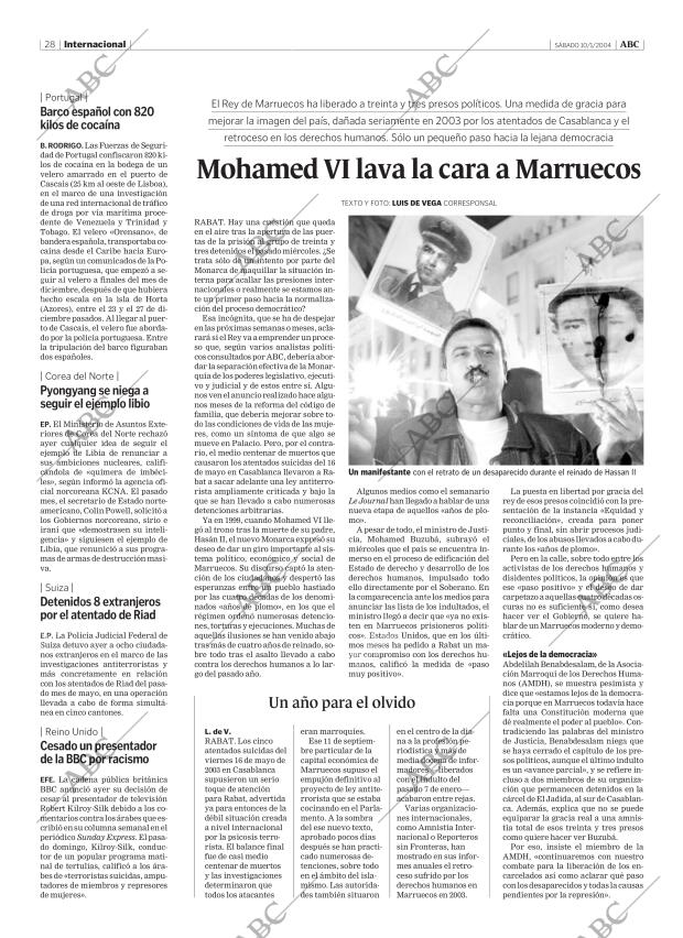 ABC MADRID 10-01-2004 página 28