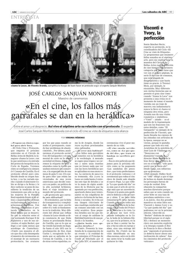 ABC MADRID 10-01-2004 página 99
