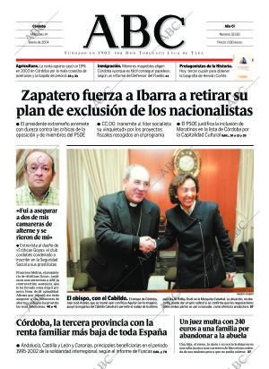 ABC CORDOBA 14-01-2004 página 1
