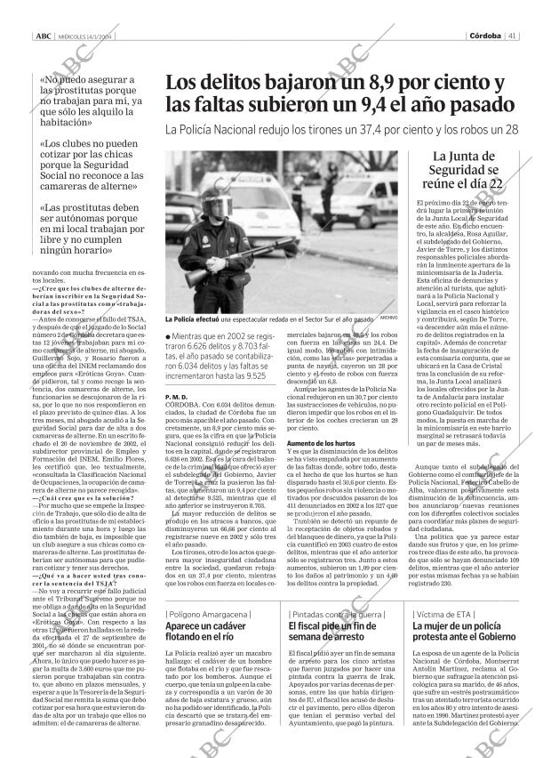 ABC CORDOBA 14-01-2004 página 41
