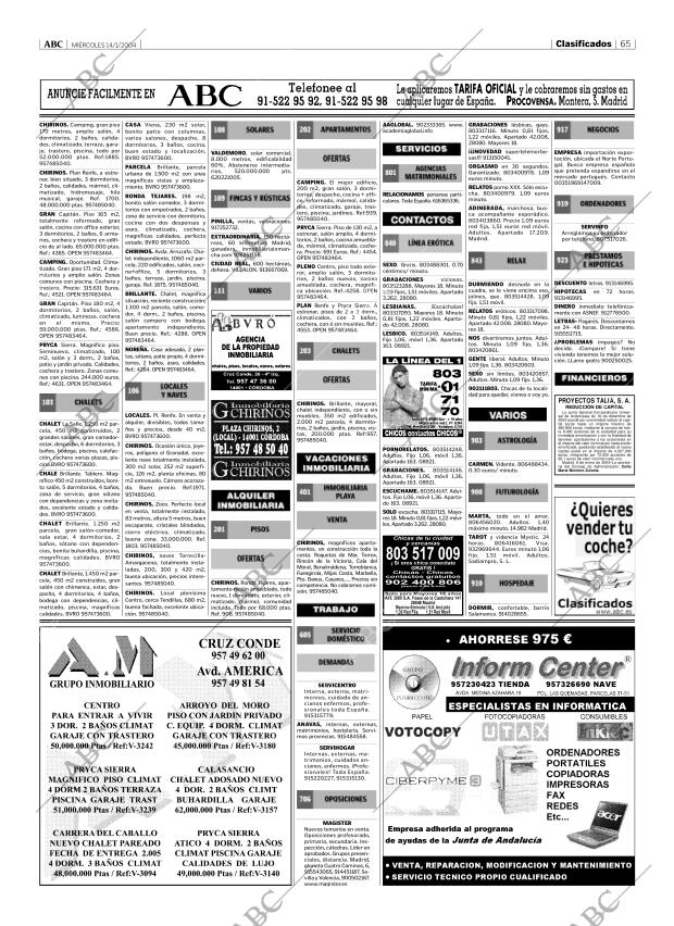 ABC CORDOBA 14-01-2004 página 65