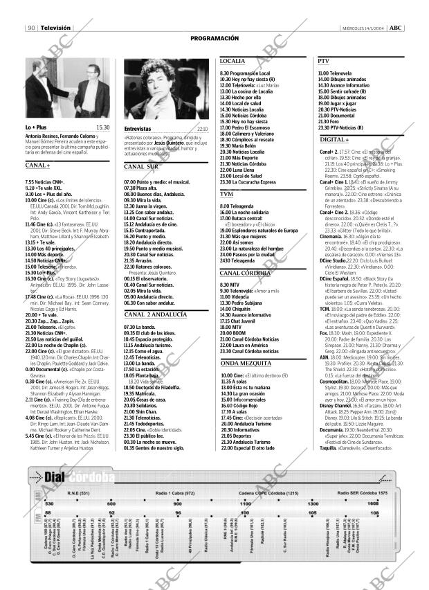 ABC CORDOBA 14-01-2004 página 90