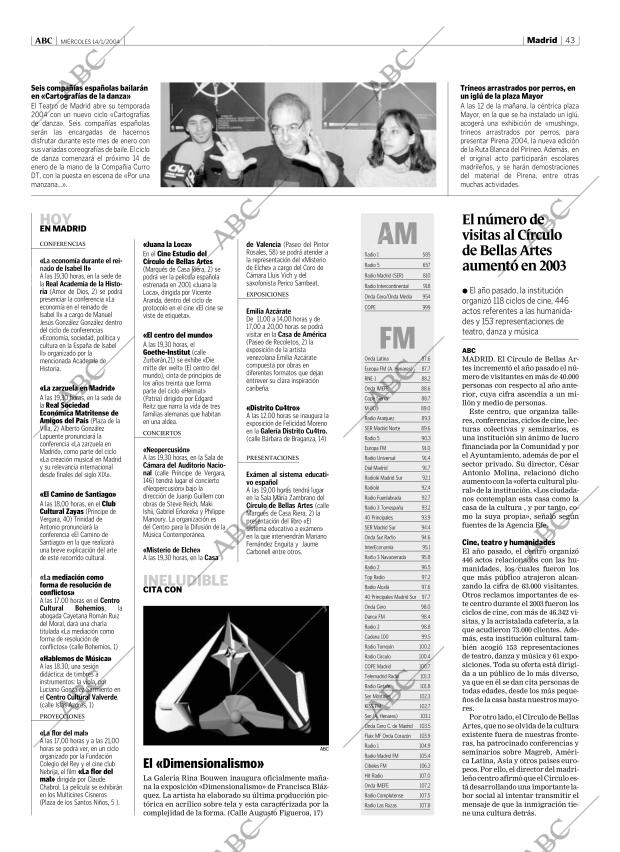 ABC MADRID 14-01-2004 página 43