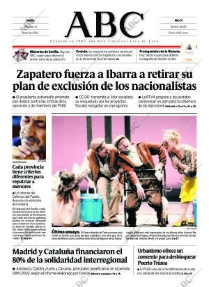 ABC SEVILLA 14-01-2004 página 1