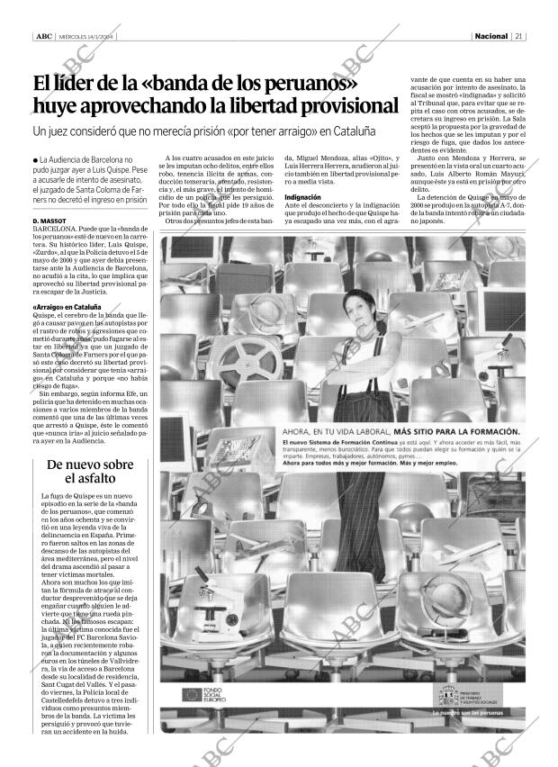 ABC SEVILLA 14-01-2004 página 21