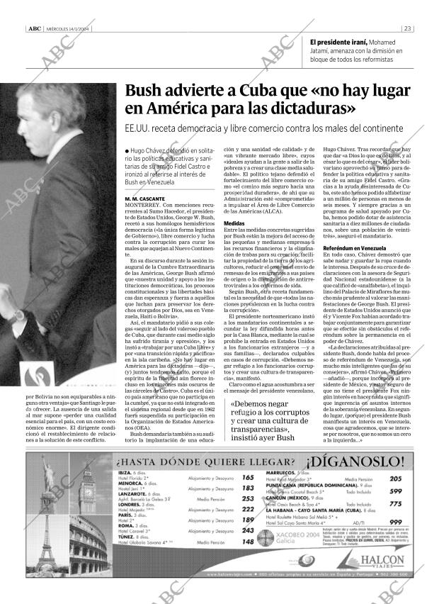 ABC SEVILLA 14-01-2004 página 23