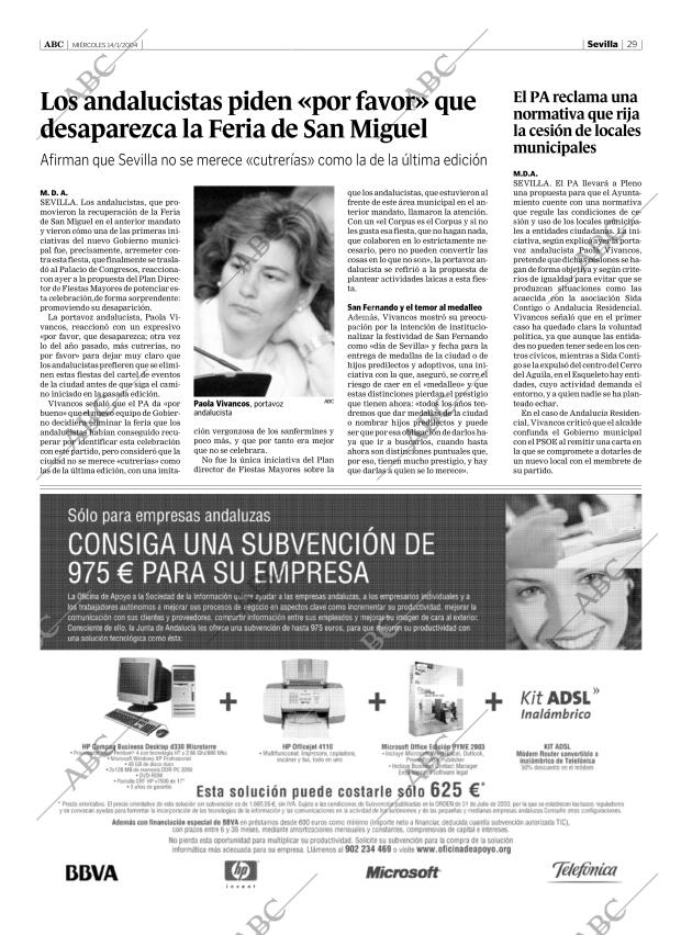 ABC SEVILLA 14-01-2004 página 29
