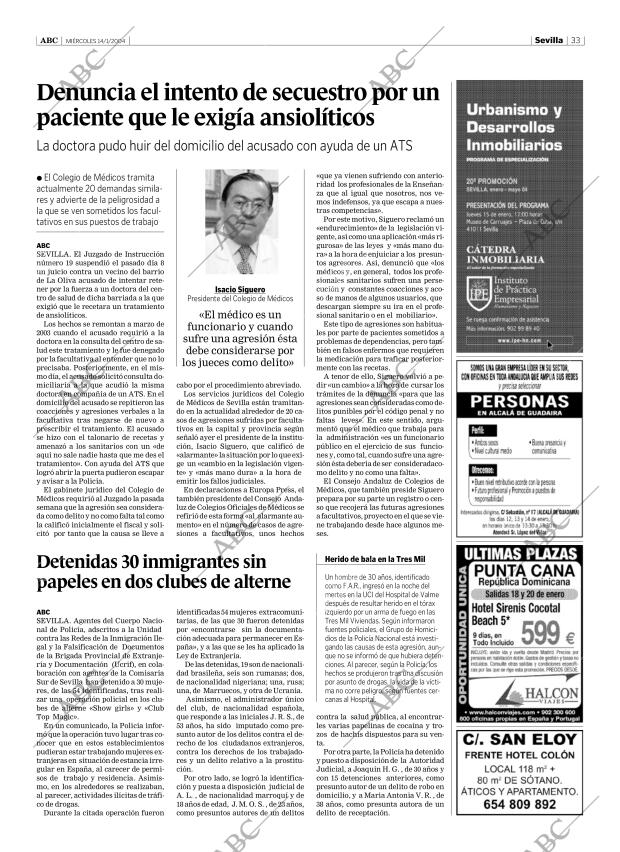 ABC SEVILLA 14-01-2004 página 33