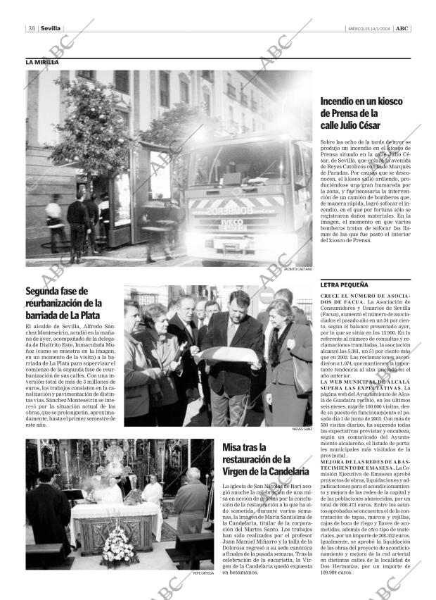 ABC SEVILLA 14-01-2004 página 38