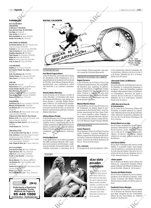 ABC SEVILLA 14-01-2004 página 40