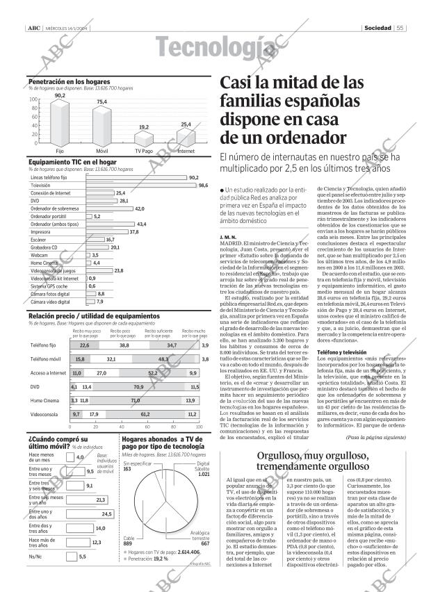 ABC SEVILLA 14-01-2004 página 55