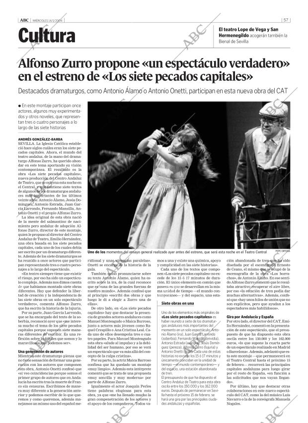 ABC SEVILLA 14-01-2004 página 57