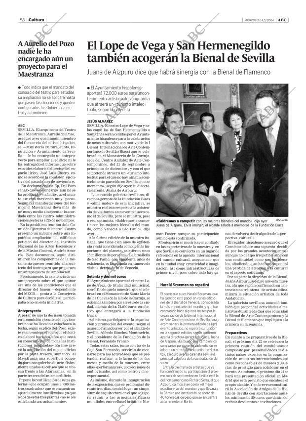 ABC SEVILLA 14-01-2004 página 58