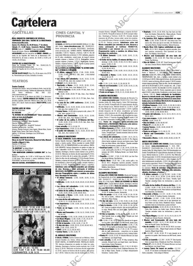 ABC SEVILLA 14-01-2004 página 60