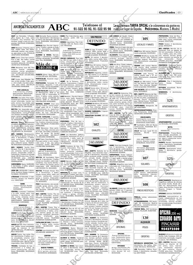 ABC SEVILLA 14-01-2004 página 69