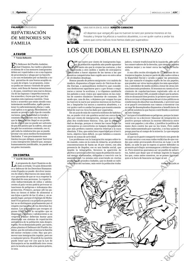 ABC SEVILLA 14-01-2004 página 8