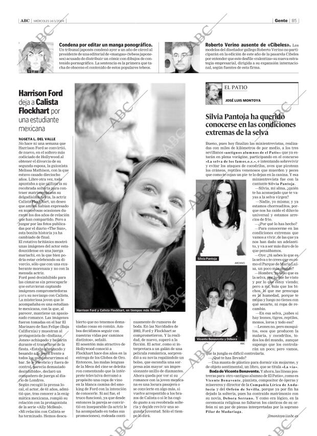 ABC SEVILLA 14-01-2004 página 85