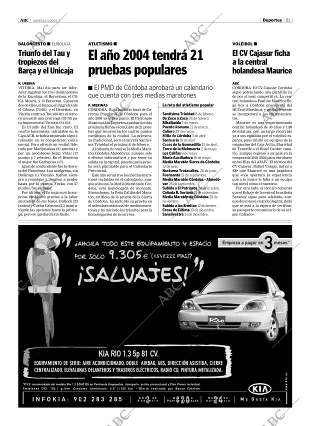 ABC CORDOBA 15-01-2004 página 81