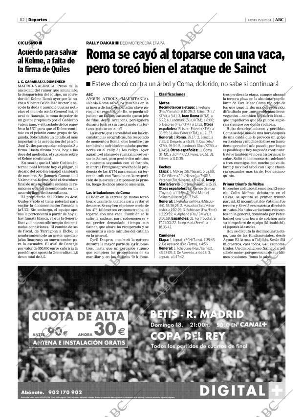 ABC CORDOBA 15-01-2004 página 82