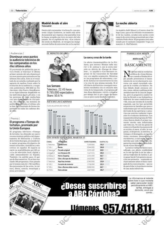 ABC CORDOBA 15-01-2004 página 88