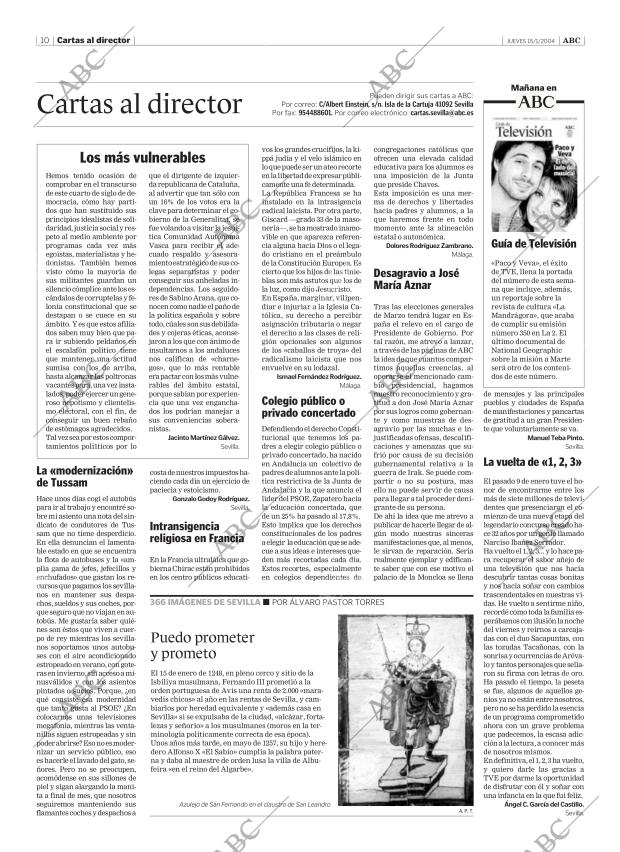 ABC SEVILLA 15-01-2004 página 10