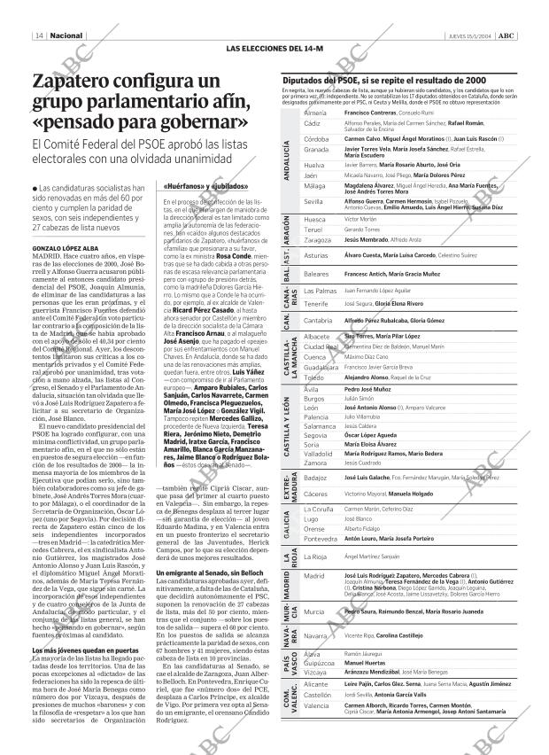 ABC SEVILLA 15-01-2004 página 14