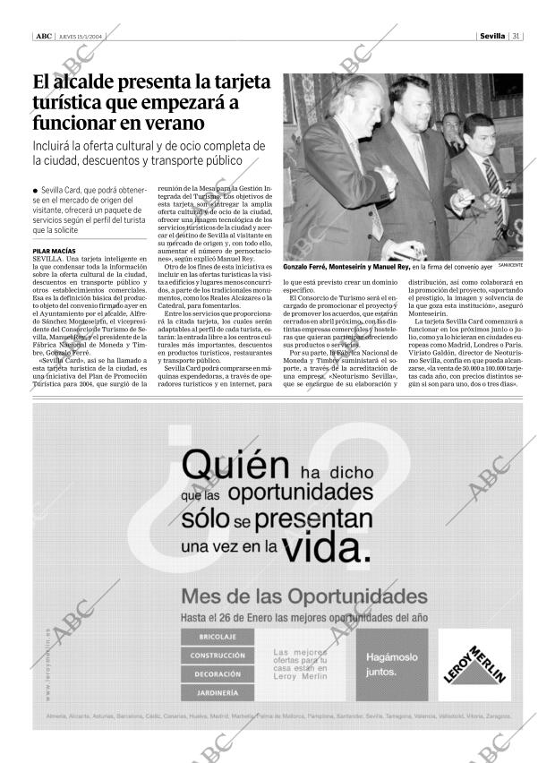 ABC SEVILLA 15-01-2004 página 31