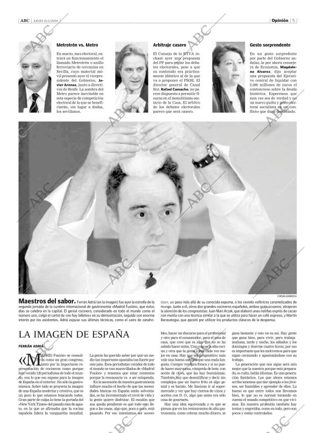 ABC SEVILLA 15-01-2004 página 5