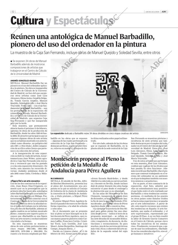 ABC SEVILLA 15-01-2004 página 52