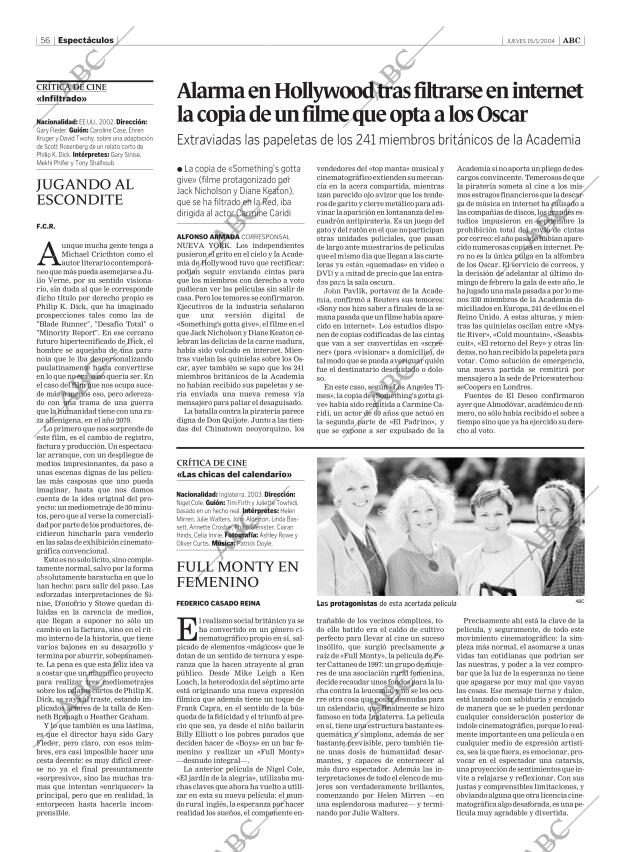 ABC SEVILLA 15-01-2004 página 56