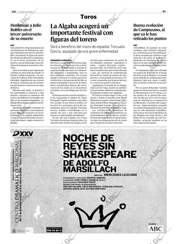 ABC SEVILLA 15-01-2004 página 57