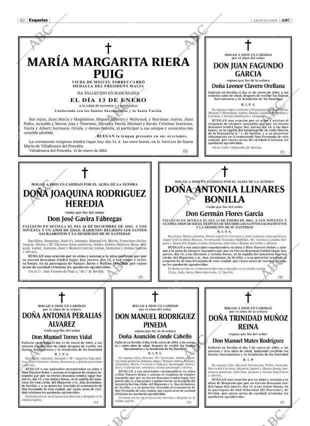 ABC SEVILLA 15-01-2004 página 62