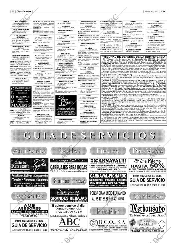 ABC SEVILLA 15-01-2004 página 68