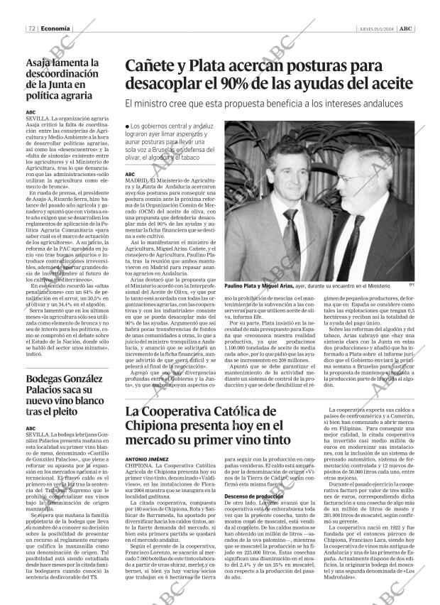 ABC SEVILLA 15-01-2004 página 72
