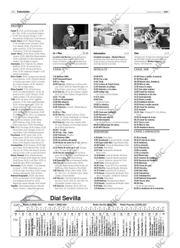 ABC SEVILLA 15-01-2004 página 86