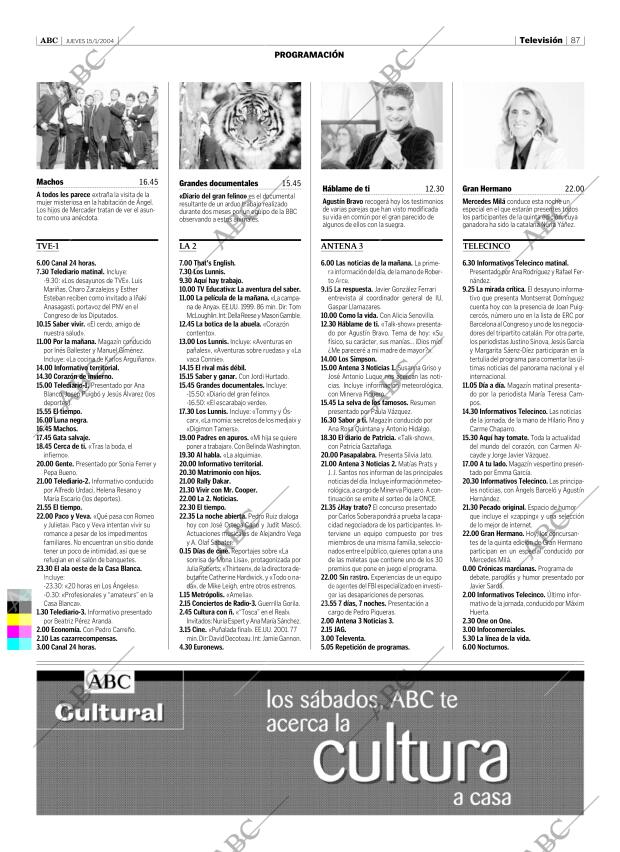 ABC SEVILLA 15-01-2004 página 87