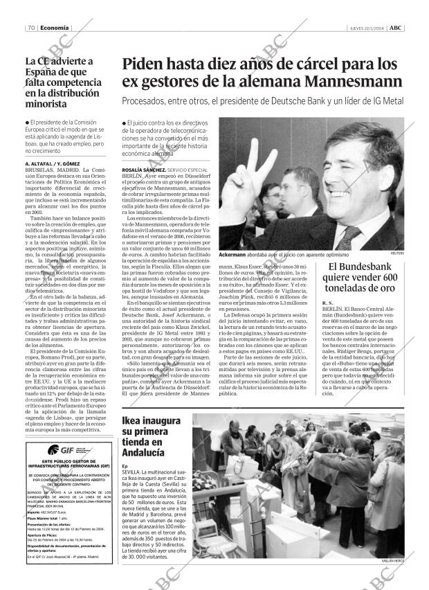 ABC CORDOBA 22-01-2004 página 70