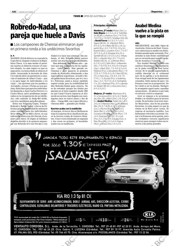 ABC CORDOBA 22-01-2004 página 83
