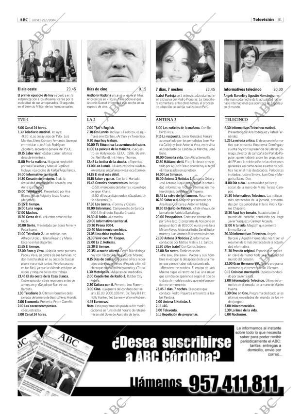 ABC CORDOBA 22-01-2004 página 91