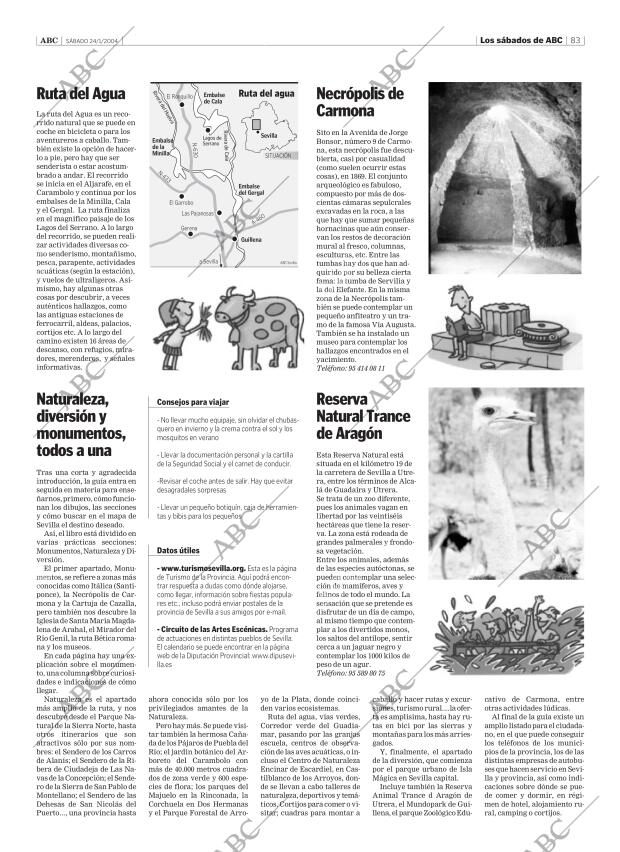ABC SEVILLA 24-01-2004 página 83
