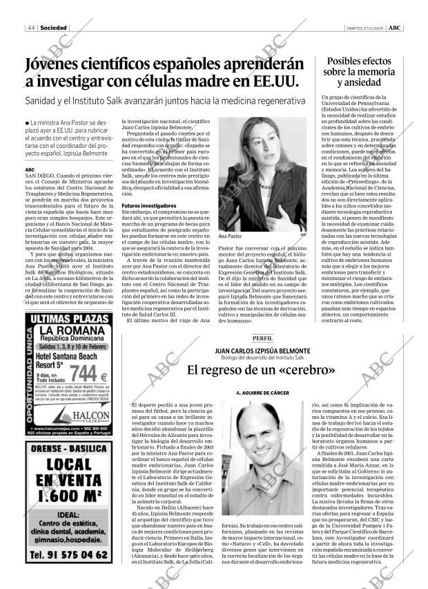 ABC MADRID 27-01-2004 página 44