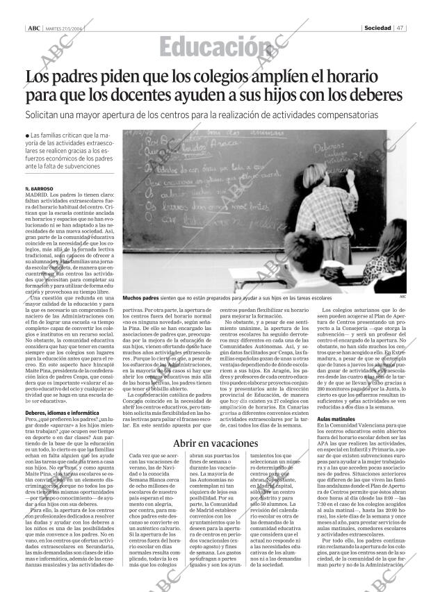 ABC MADRID 27-01-2004 página 47