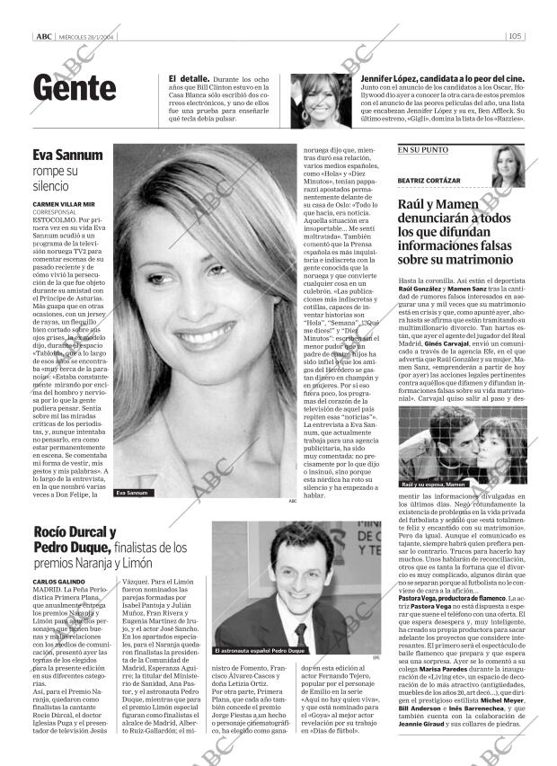 ABC MADRID 28-01-2004 página 105
