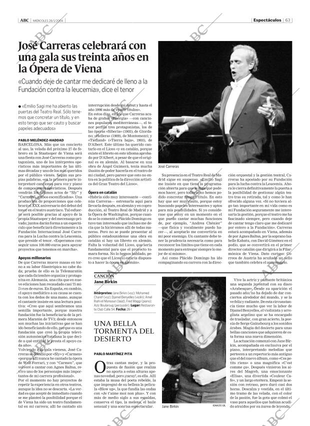 ABC MADRID 28-01-2004 página 63